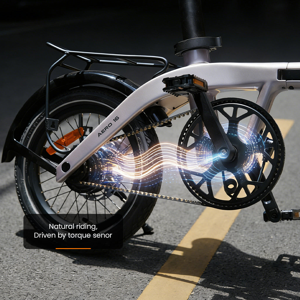 Aero 16: Torque Sensor | 60 km Range E-bike