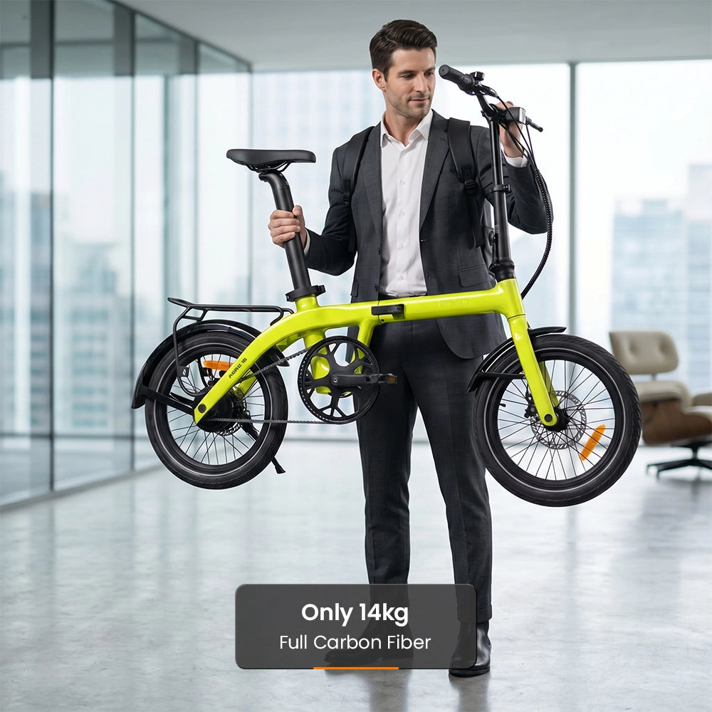 Aero 16: Ultralight Carbon Fiber Foldable E-bike