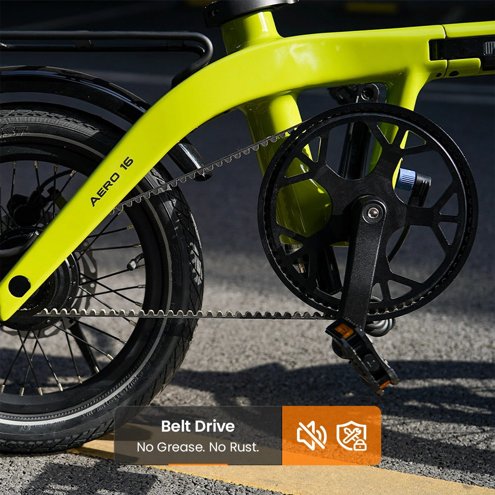 Aero 16: Ultralight Carbon Fiber Foldable E-bike