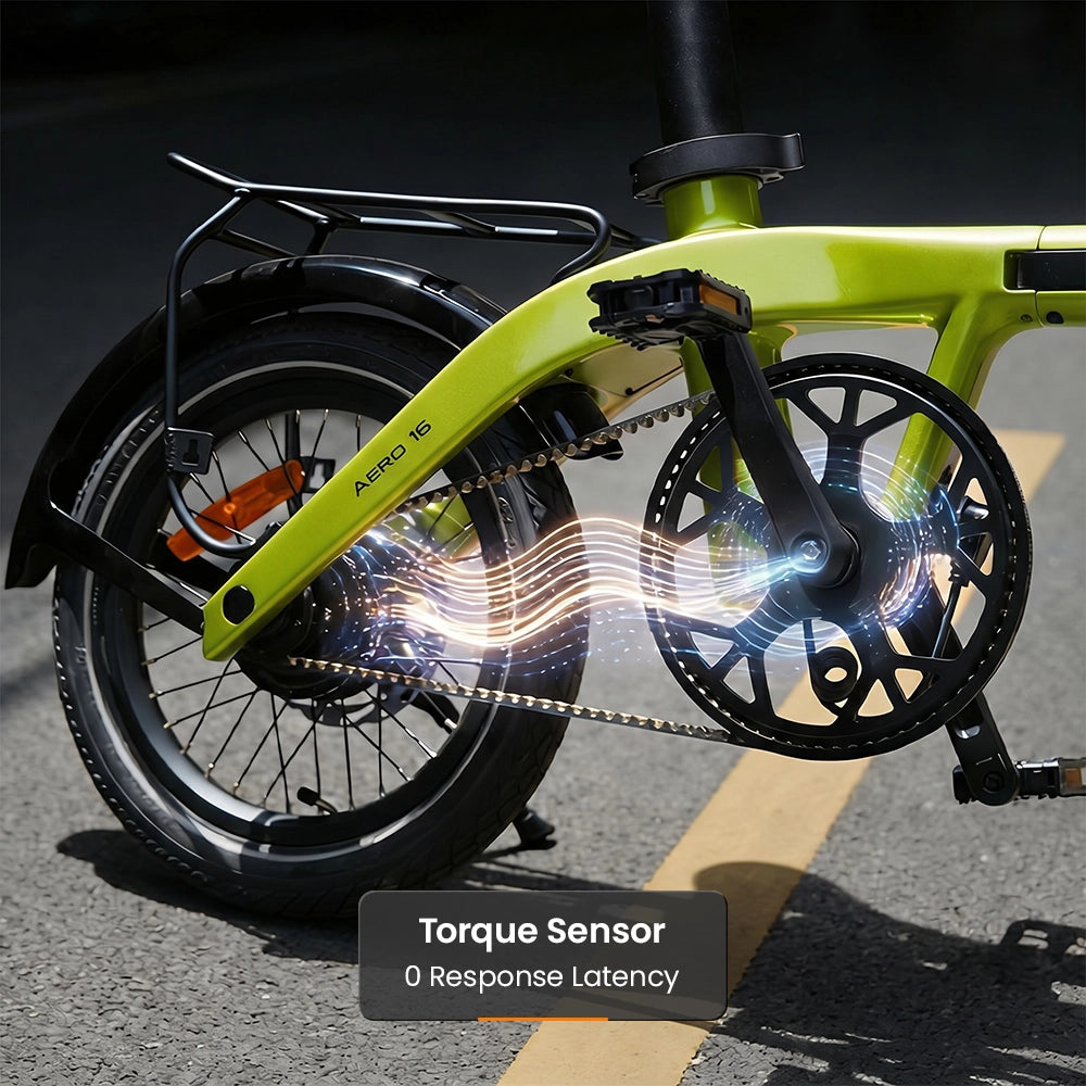 Aero 16: Ultralight Carbon Fiber Foldable E-bike