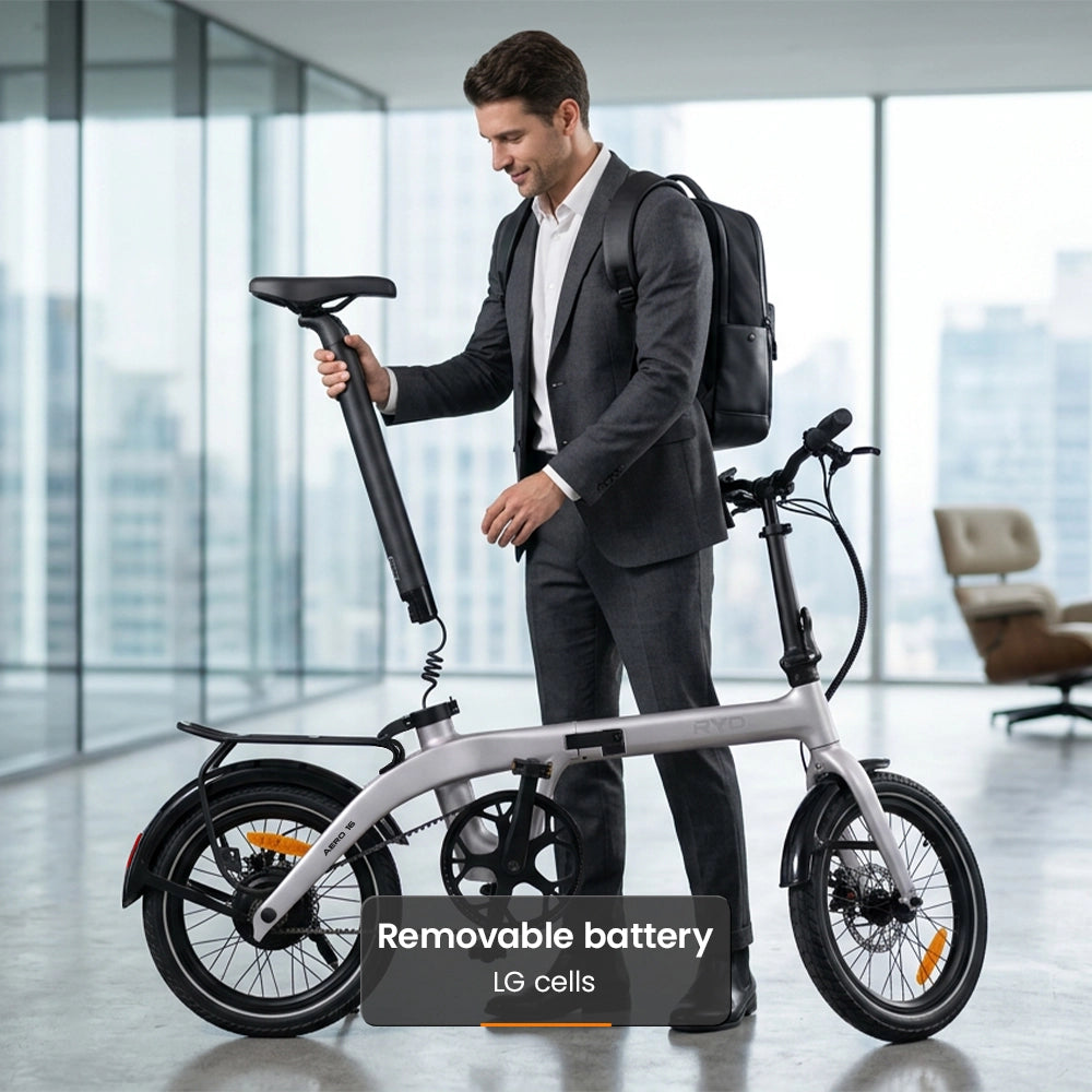 Aero 16: Foldable Carbon Electric Bike