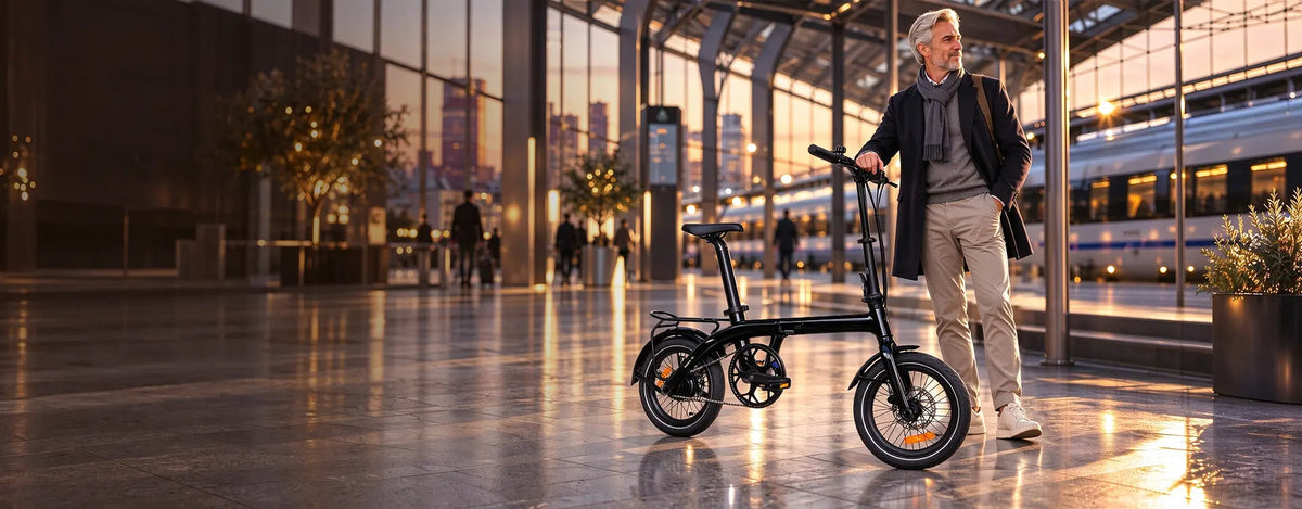 RYD Aero 16 folding e-bike for city commuting